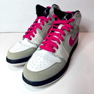 Air Jordan 1 Pink and Gray sneakers